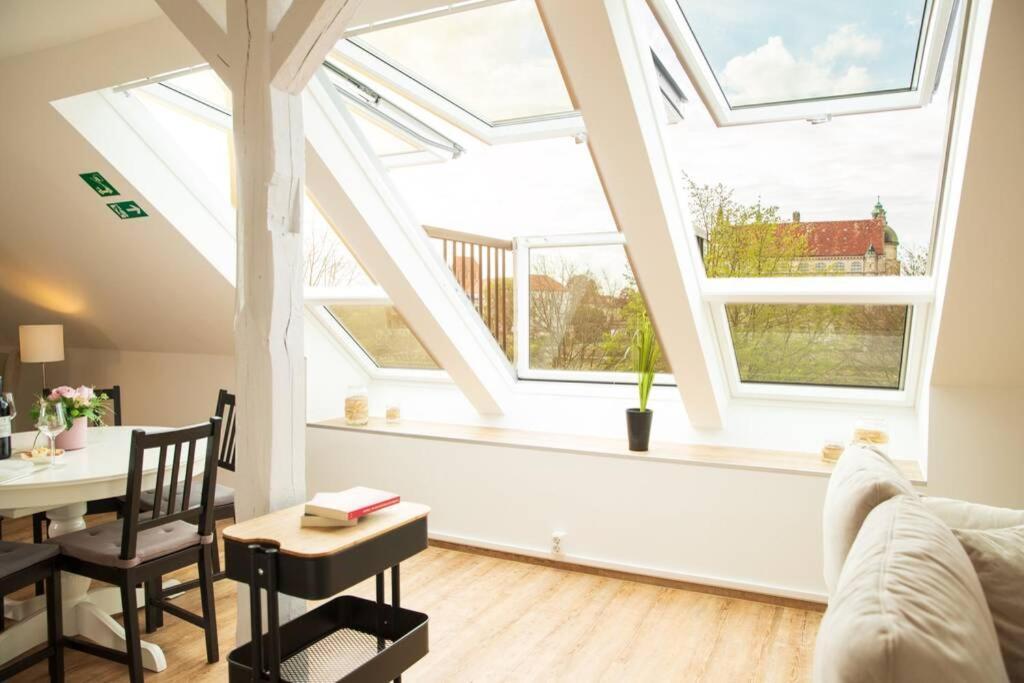 Ferienwohnung Schlossblick Güstrow Esterno foto